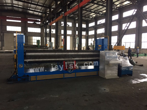 液壓三輥對(duì)稱式卷闆機